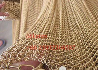 China Decorative metal mesh curtain / Chain link fence / Decorative wire mesh for room for sale