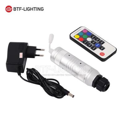 China 3W RGB 3.6x13.5cm Car Use LED Fiber Optic Light Motor DC12V +RF 17key Remote Controller for sale