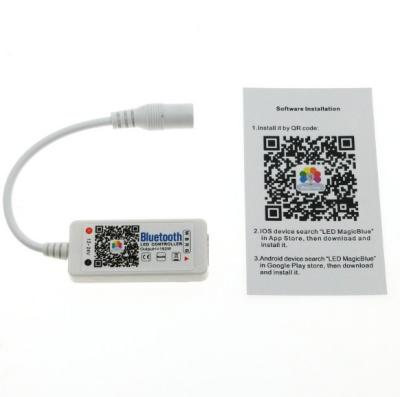 China High Quality Bluetooth Blue Tooth 5v-24v Controller For RGB Led Strip for sale