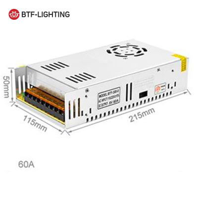 China Power Supply OEM Wholesale 5v 60A 300w DC Ignition Led Switching Power Supply for sale