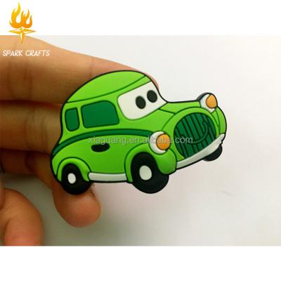 China 3D super quality durable using various custom 3D soft rubber fridge magnet for sale