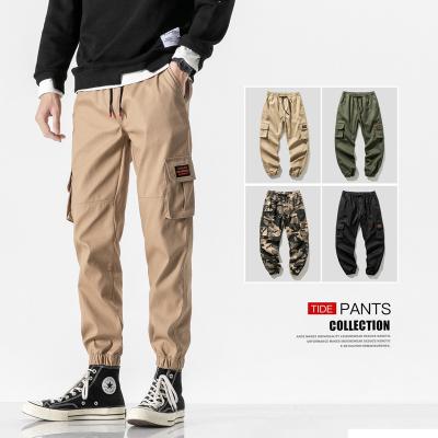 China Anti-wrinkle casual pants for men 2021 summer version youth trend korean cargo pants for boys sports JOGGER PANTS for sale