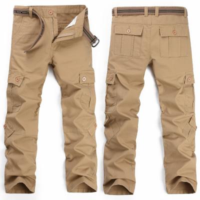 China Anti-wrinkle factory direct men's cargo pants multifunctional 100% cotton multi-pockets men work street wear for sale