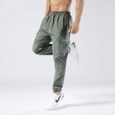 China 2022 New Design Mens Cargo Pants Multi-pocket Outer Leg QUICK DRY Straight Pants for sale