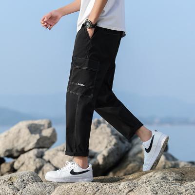 China RTS Anti-pilling Mens Jogger Pants Solid Casual Poly Sports Pocket Pants for sale