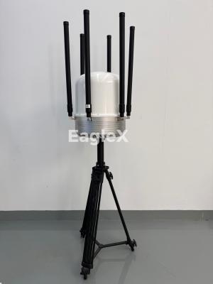 China Customized Band Long-Range 5KM 5000m Jamming Distance Fixed Drone Signal Interference Drone Jammer For Military Border for sale