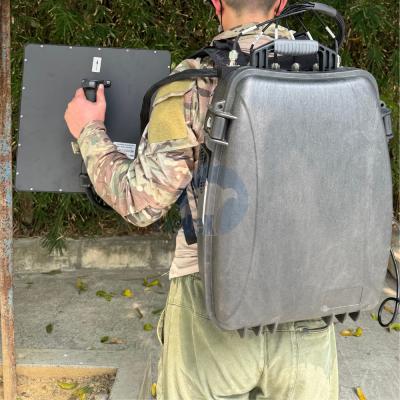 China 900M 2.4G 5.8G Drone Jammer Backpack Anti UAV FPV Manpack Jammer for sale