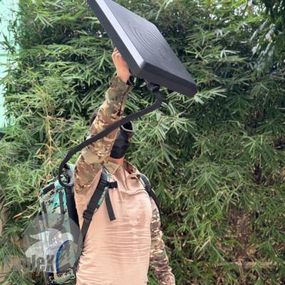 China Aluminium Shell Backpack Drone Jammer Anti Drone UAV Jammer FPV Jamming Device Te koop