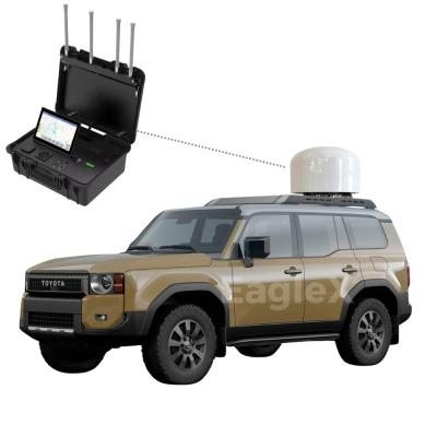 China Jeep UAV Jammer Car 3000m Anti Drone FPV 8000M Detection Vehicle Mounted Jammer for sale