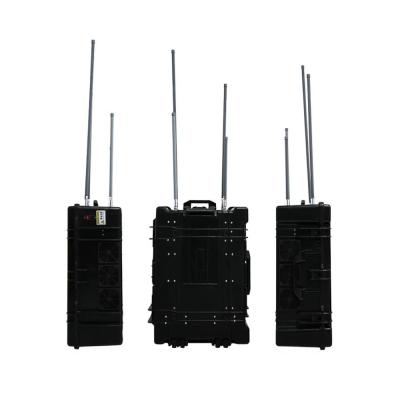 China Outdoor Border Defense Anti Drone Uav Jammer Mobile Military Drone Jammer Device for sale