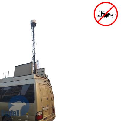 China 5KM Counter Drone System 30MHz-6GHz UAV FPV Jamming Solution for sale