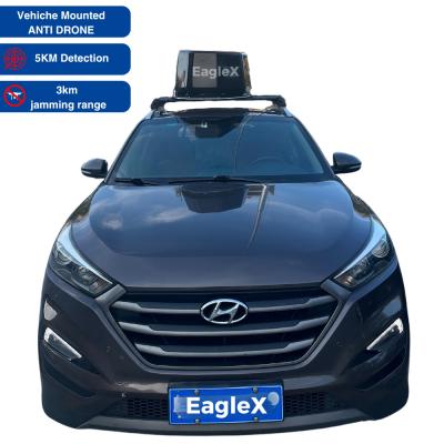 China In-Car Anti FPV Vehicle-Mounted Drone Jammer Device For Defense Killer Blocker for sale