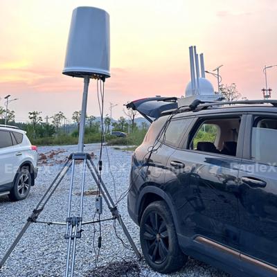 China Vehículo Drone Jammer de señal FPV Detector de interferencias al aire libre Aeropuerto Defensa de la prisión en venta