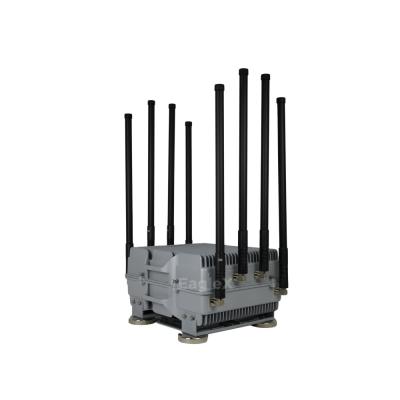 China 8 Channel Vehicle-Mounted Magnetic Drone Jammer Interference Bands Anti FPV Disruptor Defense for sale