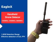 S370 Handheld Drone detector Detection range 1.5KM 1500m-2000m FPV detector