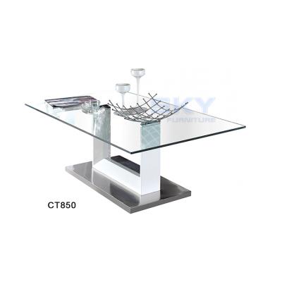 China Glass Top Marble Coffee Table NC Industrial Coffee Table Home Office Furniture for sale