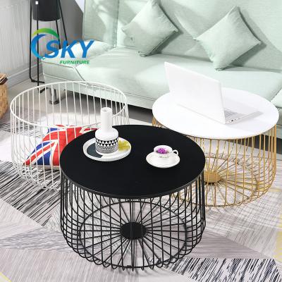 China SKY Round Live Edge Outdoor Coffee Table Extendable Living Room Furniture for sale