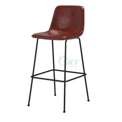 China Top Selling Bar Chair PVC Bar Stool Chairs for sale