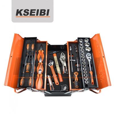 China KSEIBI Tool Kit Mechanical Tool Box with 5 Drawer and 72Pcs Heavy Duty DIY Tool Tool Kit for sale