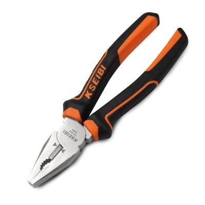 China Cutting (Ready To Ship) KSEIBI Carbon Steel 6inch Combination Cutting Pliers for sale