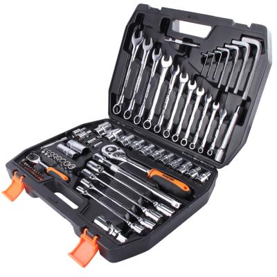 China Repairing Tool KSEIBI High Quality 77-PC Hex Sockets And Wrenches Set For Household Repairing Tools for sale