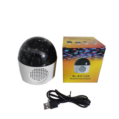 China Residential RGB Music Projector USB BT Sky Lamp Speaker Kids Rotating Stage Light for Disco Party for sale