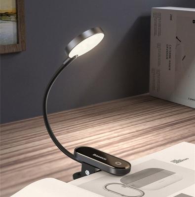 China Modern Dimmable USB Reading Night Lights Portable Flexible Gooseneck Clip Lamps for Notebook Laptop Computer for sale