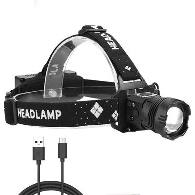 China NEW XHP99 LED Strong Head Lamp USB Zoom Sensor Rechargeable Camping Outdoor Headlight for sale