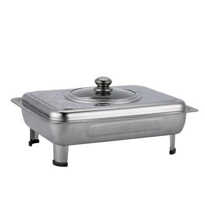 China Hot Selling Morden Stainless Steel Food Warmer Buffet Chafing Dish For Hotel And Restaurant Supplies for sale