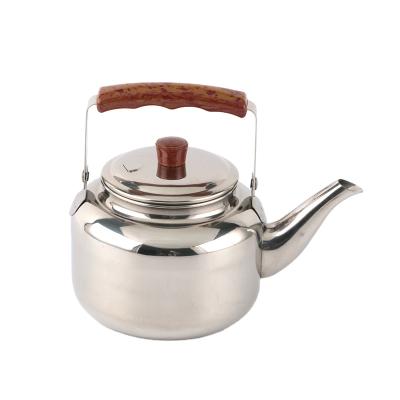 China OEM/ODM Minimalist hot selling stainless coffee kettle teteras de vidrio metal drum shape goose neck tea for sale