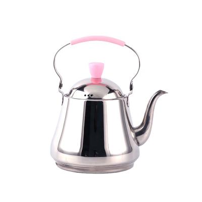 China Minimalist Yuantai Factory Supply OEM/ODM Stainless Steel Tower Shape Goose Neck Tea Coffee Tea Kettle Direct for sale