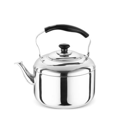 China Viable Factory Direct Supply Bright Polished Stainless Steel Water Whistling Kettle For Home Kitchen Boiling for sale