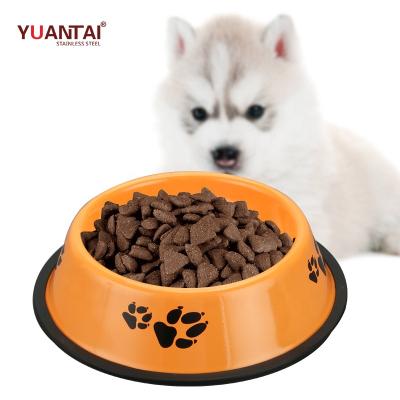 China Sustainable Cartoon Stainless Steel Pet Bowl Dog Bowl Pet Feeder Lick Mat Dog Puppy Feeder Dog Bowl Stainless Steel for sale