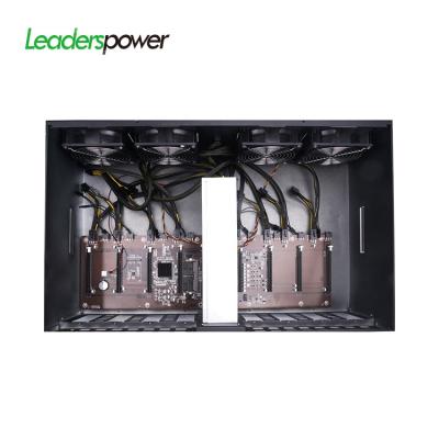 China With Fan GPU Case 55mm 12 GPU Server Lower Consumption 1600W 128GB SSD 4GB RAM 847 GPU Server Card Installation for sale