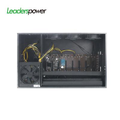 China With fan computer case 8 GPU server consumption 1600W 128GB SSD 4GB RAM gpu case 847 55mm for sale