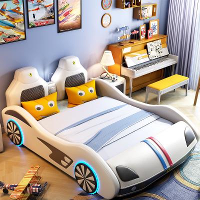 China China Supply Modern Design Durable Wooden Frame Boy Or Girl Car Bed For Kids for sale