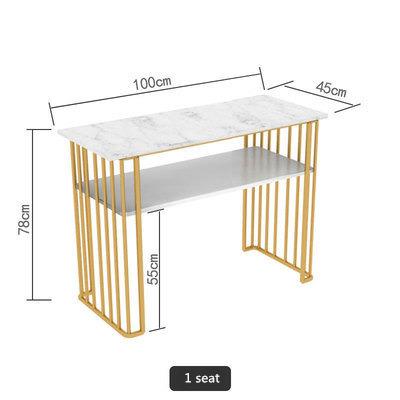 China Hot Sale Fashionable Nail Table Station Nail Dryer Table With Dust Collector for sale