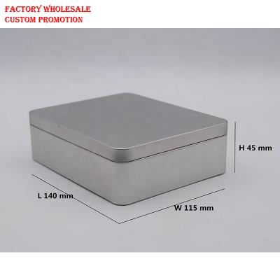 China Recycled Materials * Wholesale Custom Rectangle Colored Soft Chocolate Box Metal Tin Box Packaging for sale