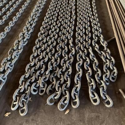 China Drag Chain Manufacturer Customize Marine Studlink Studless Anchor Chain For Ship And Boat for sale