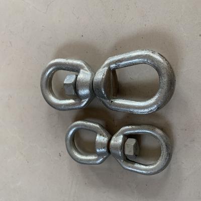 China High Quality Wire Rope Fittings OEM Carbon Steel Swivel Eye And Eye for sale