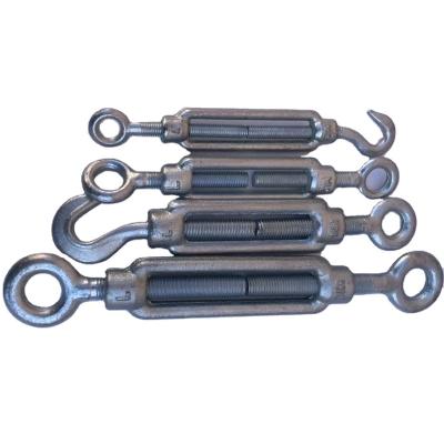 China Heavy Industry Drop Forged Galvanized Mini Turnbuckle DIN1480 Turnbuckle 12mm-30mm for sale