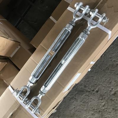 China Heavy Industry Rigging Heavy Duty Galvanized Frame Us Type Jaw Tower Buckle For Wire Rope Rigging for sale