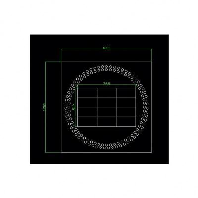 China Highway Traffic Messaging Panel P10 Variable Single Color Road LED Traffic Display for sale