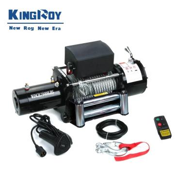 China KingRoy 12v 20000lbs Heavy Duty ATV/UTV Truck Auto Winch Tow Truck Electric Winch for sale