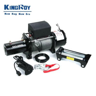 China ATV/UTV KingRoy 15000lbs 12v/24v Electric Truck Winch Off Road Wrecker Winch for sale