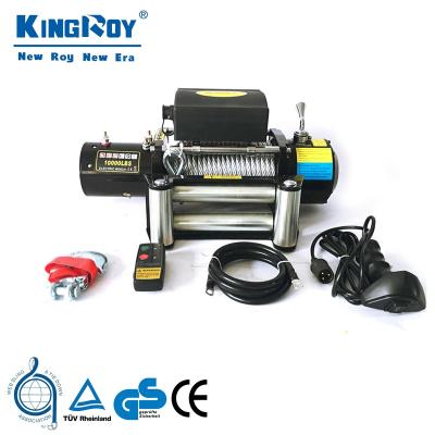 China KingRoy 10000lbs AUTOMATIC Winch 4x4 Electric Car Winch 12v Recovery Electric Winches for Automotive for sale