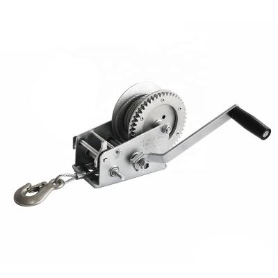 China Heavy Duty Lifting KingRoy 2500lbs BOAT Manual Hand Winch With Cable for sale