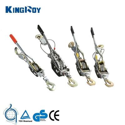 China KingRoy 2.5ton Ratchet Wire Puller Tool Wire Rope Puller Hand Power Cable Ratchet Wire Tension Tensioner for sale