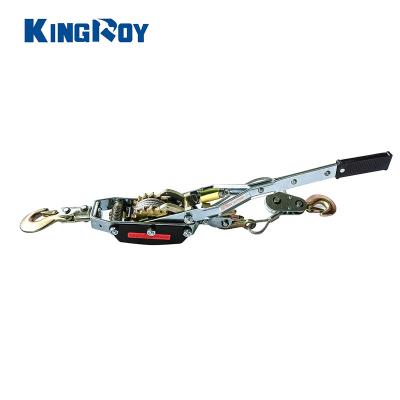 China KINGROY 4 Ton Steel Convenient Ratchet Cable Hand Puller With Three Hook for sale