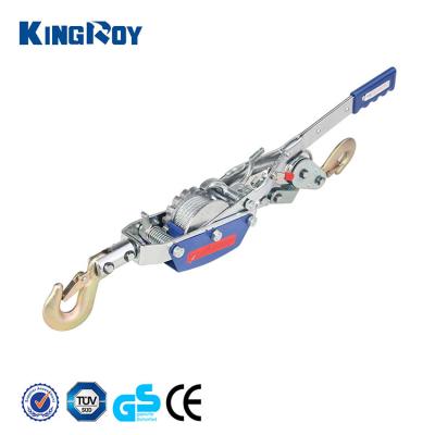 China Portable Aluminum High Tensile Steel Cable 2.5 Ton Cable Winch Puller for sale